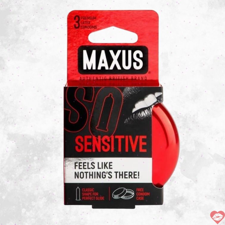 Maxus Sensitive Bao Mỏng Siêu Nhạy 3 Cái Cực Phẩm 