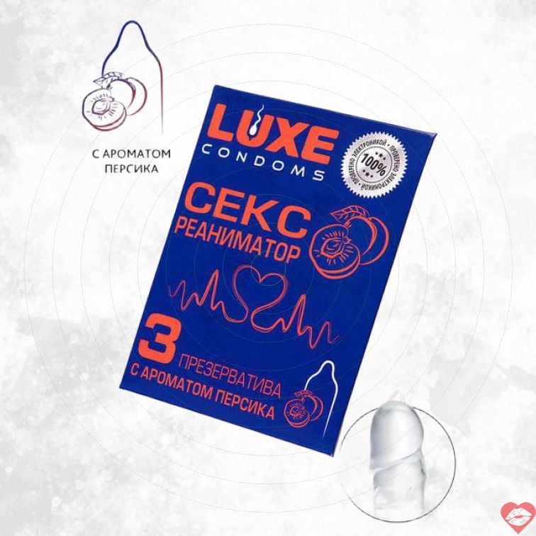 Luxe Bao Cao Su Đào 3pcs Ngọt Ngào Thăng Hoa 
