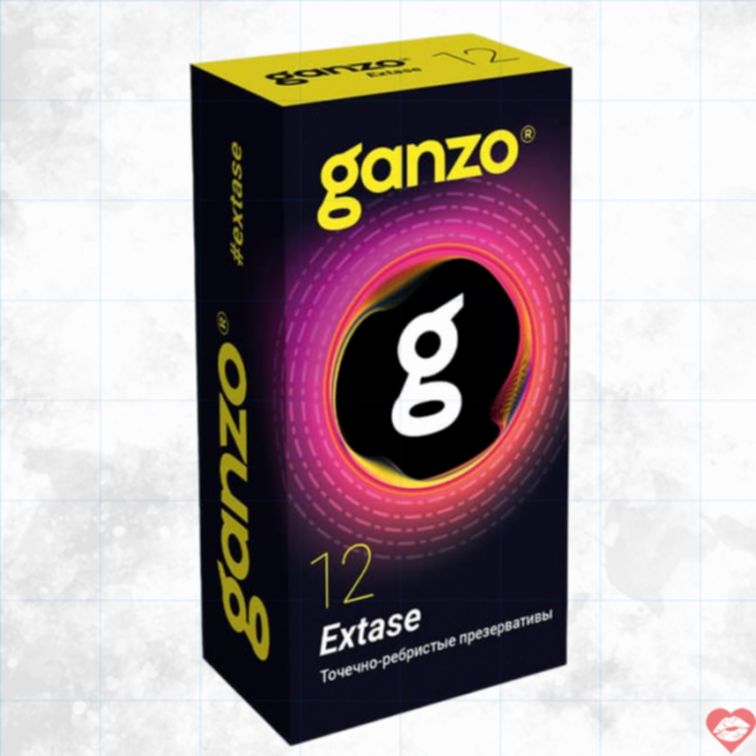 Bao Cao Ganzo Extase Gân Sọc 12 Viên 