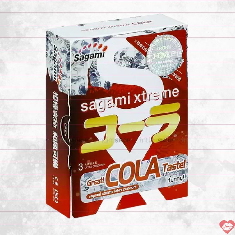 Sagami Xtreme Cola Bao Siêu Mỏng 3 Cái 