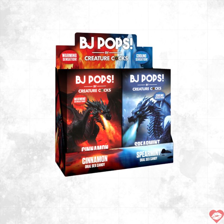 Creature Cocks BJ Pops Kẹo Bỏng Lạnh Nóng Ngọt Ngào 