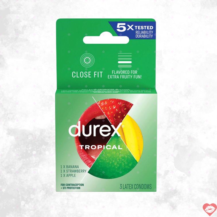 Durex Tropical Cao Su Hương Nhiệt Đới 12 Miếng 