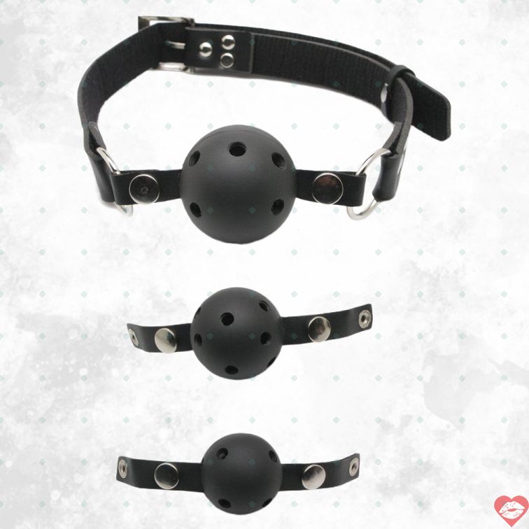 Fetish Fantasy Ball Gag Đen Huấn Luyện Đam Mê 