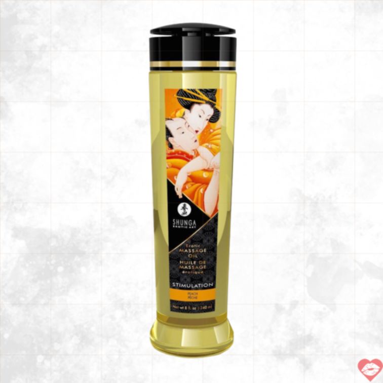 Dầu Massage Shunga Đào Ngọt Hữu Cơ Mịn Màng Quyến Rũ 