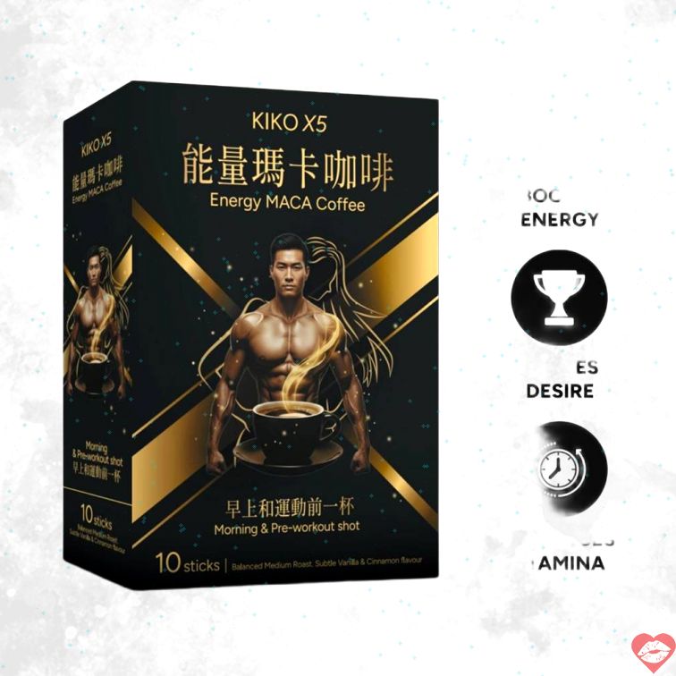 KIKO Maca Cà Phê 10 Gói Tăng Lực Dài Hơn 