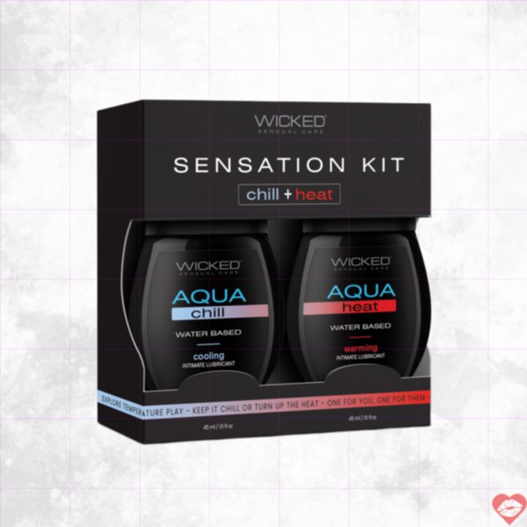 Wicked Sensation Kit Dầu Nóng Lạnh Kích Thích Đối Lập 