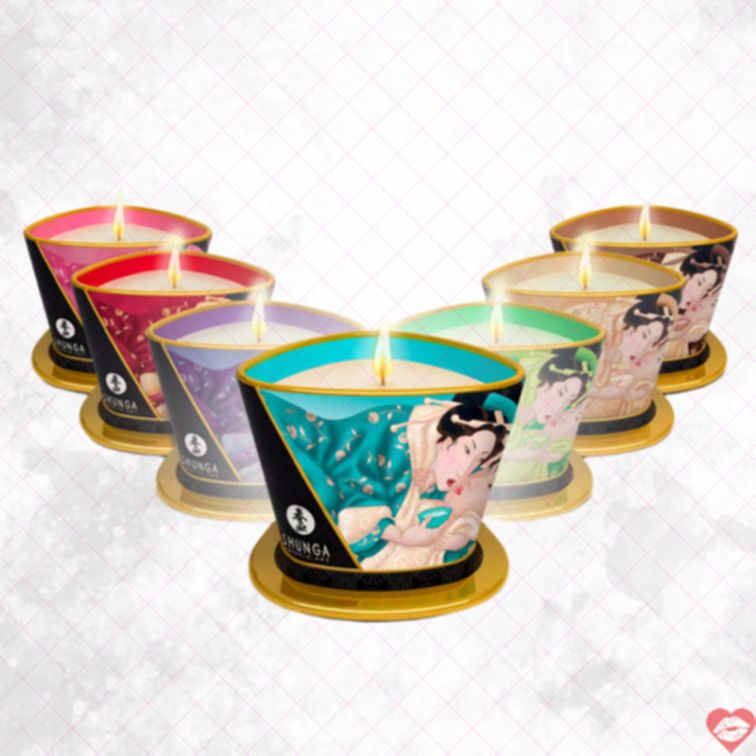 Nến Shunga Massage Dầu Tự Nhiên Mịn Màng 