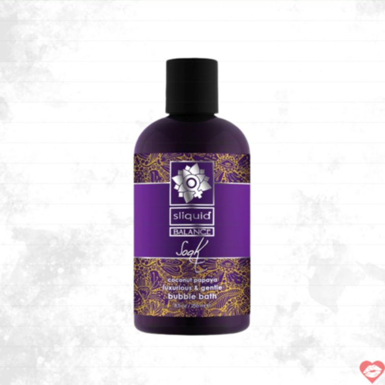 Sliquid Soak Bọt tắm pH dịu nhẹ Nhạy cảm Thư giãn 