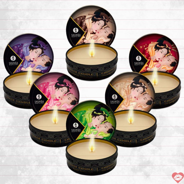 Nến Shunga Mini Massage Dầu Nóng Lãng Mạn Quyến Rũ 
