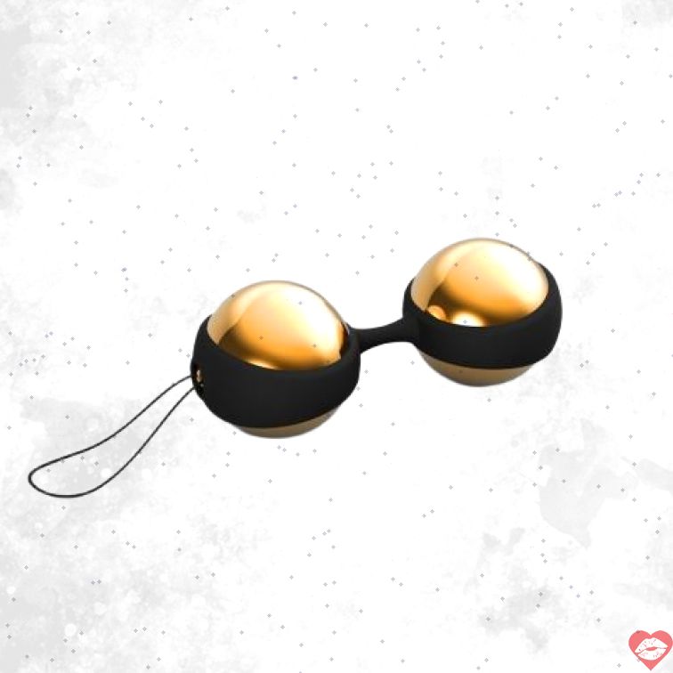 LELO Luna Beads Luxe Thép Vàng 20K Kegel Sang 