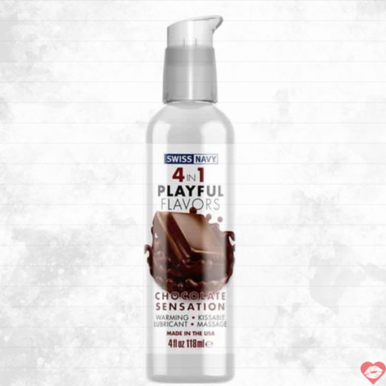 Swiss Navy 4in1 Chocolate 118ml Ngọt Dục Vọng 