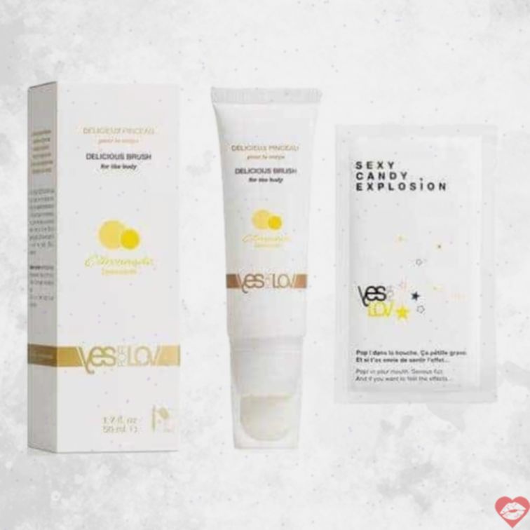 Gel ăn được YESforLOV Lemonade Brush kẹo nổ hứng khởi 