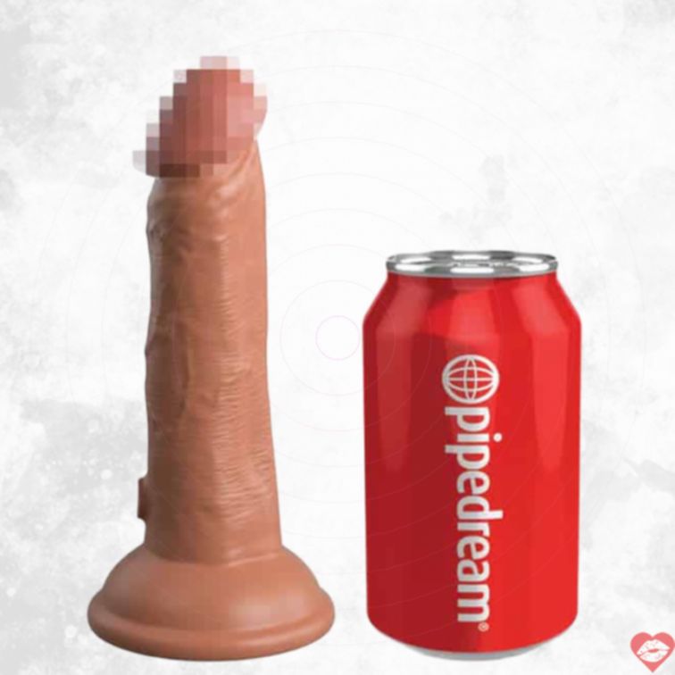 PipeDream King Cock Dildo Rung Đen 17.8cm Thực Tế Khoái Cảm 