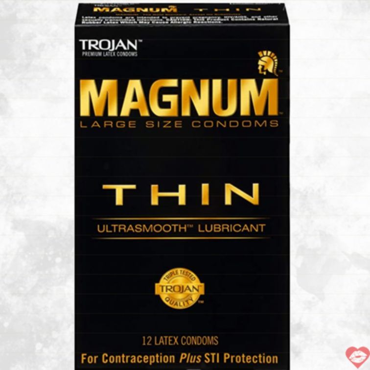 Trojan Magnum Ultra Thin 62mm 12pcs Lớn Mỏng Thoải Mái 
