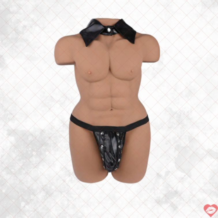 Tantaly Channing Torso Dildo Lớn 33LB Nam Siêu Thực 