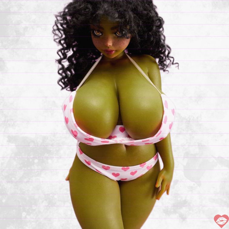 Hani Elf Doll Xanh 60cm Silicon Thực Đời Elf Quyến Rũ 