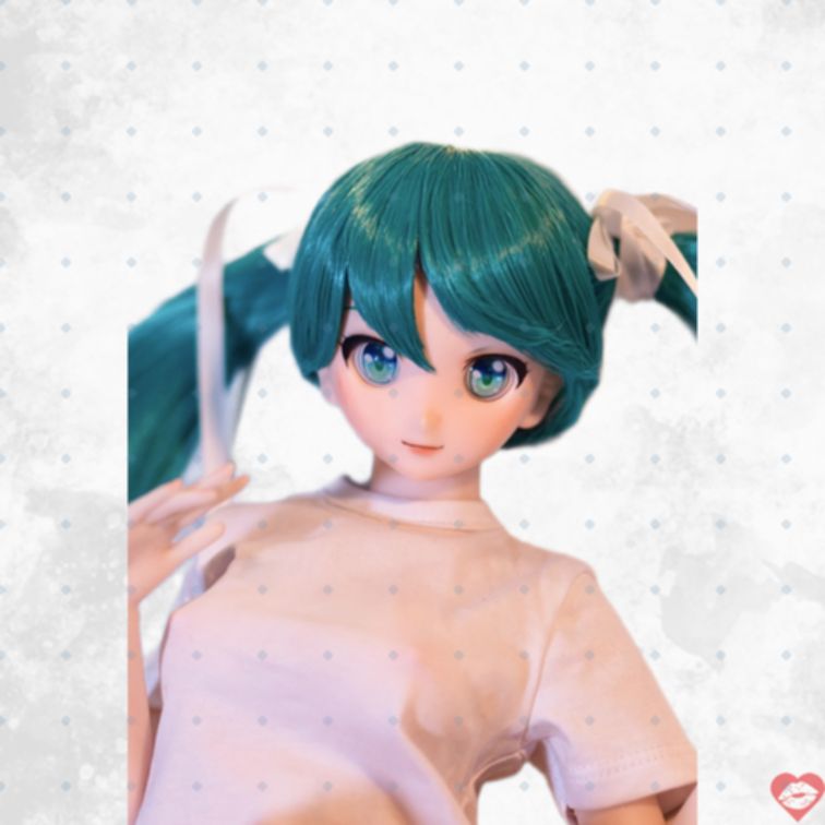 Miku Mini Lolita Doll 60cm Silicon Mềm Ôm Ấp Thực Tế 