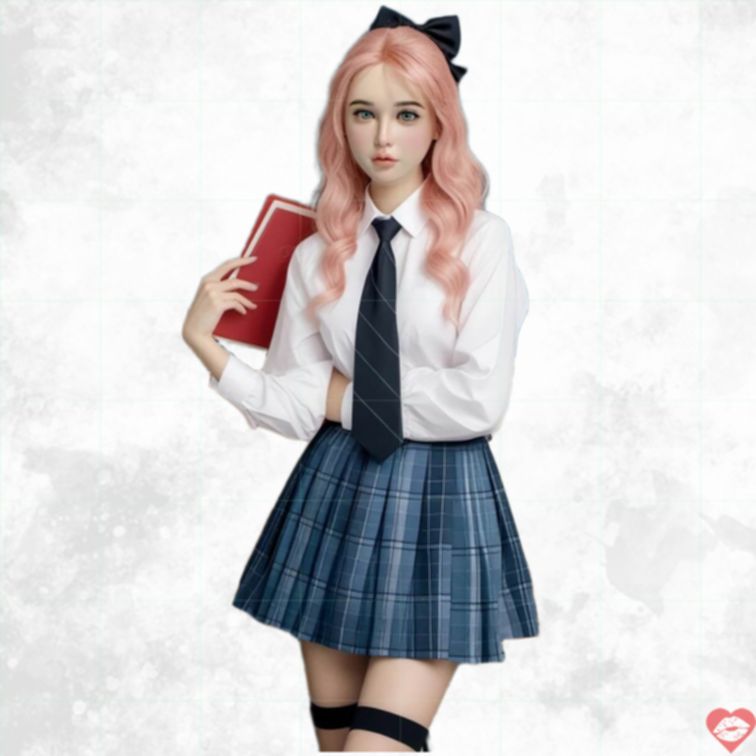 Yoshie TPE 158cm Âu Mỹ Tóc Hồng Gầy Dễ Thương Quyến Rũ 