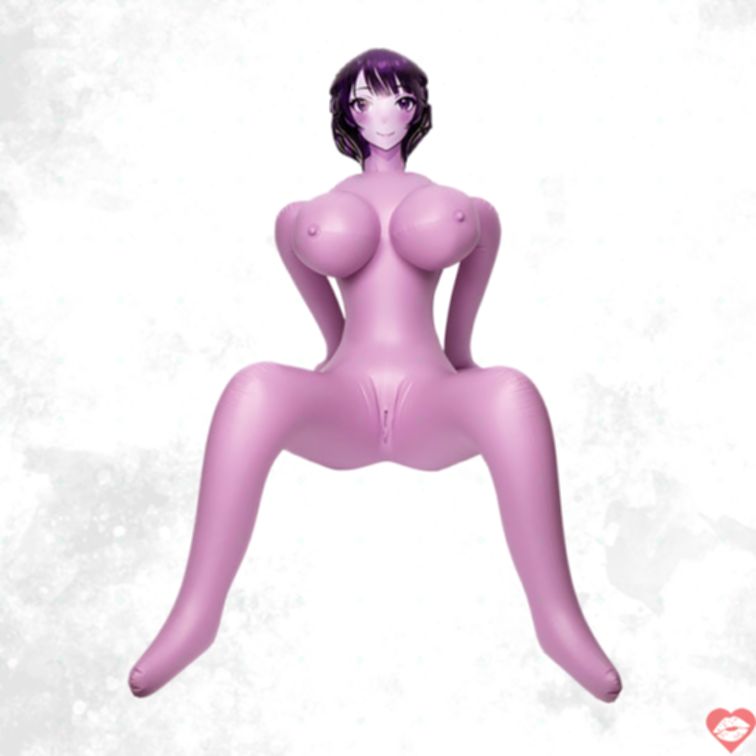 Love Doll Anime PVC Bơm Cong Ngực Cứng 