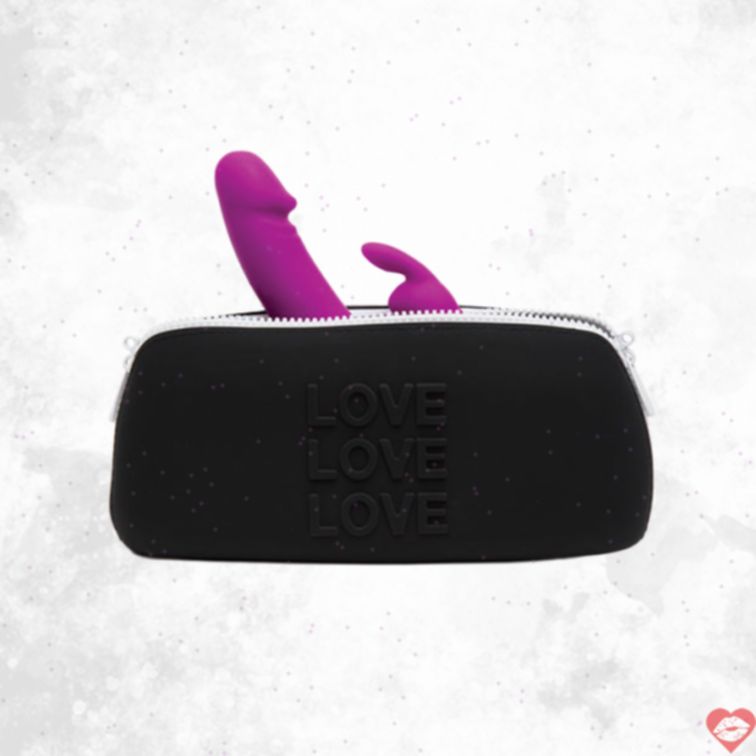 Túi Silicone Love Medium Bảo Quản Đồ Chơi Sạch 