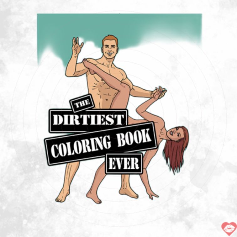 Sách Tô Màu Wood Rocket NSFW Đen Bẩn Hài Hước 