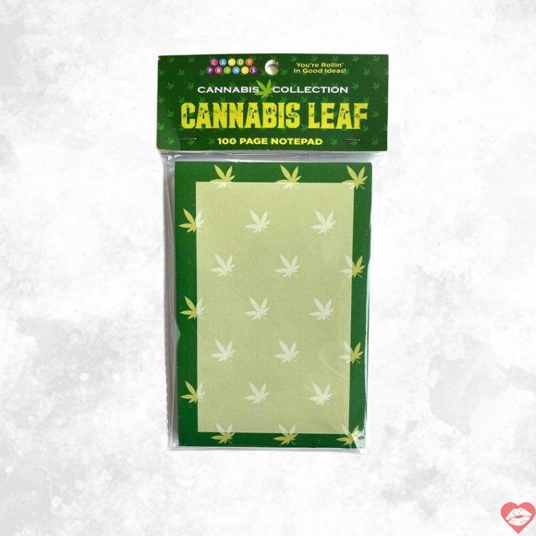 Sổ Tay Lá Cần Sa Xanh Chill Ghi Chú 