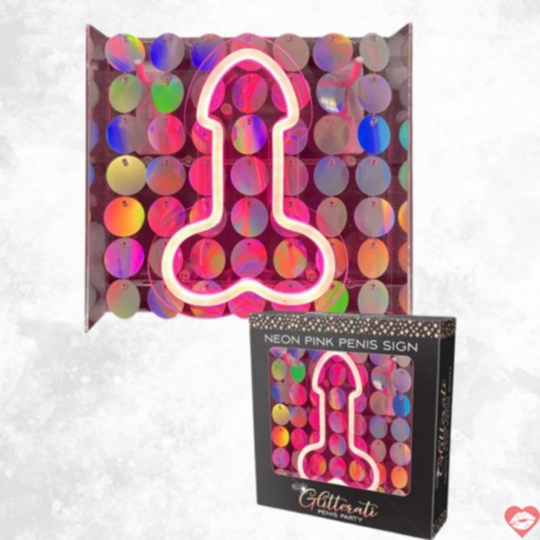 Đèn Neon Dương Vật Trang Trí Tiệc Vui Nhộn 