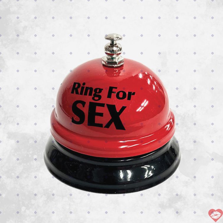 Ring the Bell Chuông Sex Đỏ Desk Vui Nhộn 