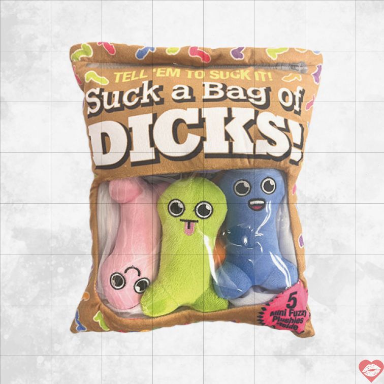 Gối Suck A Bag of Dicks Mềm Mịn Hài Hước Sassy Siêu Vui 