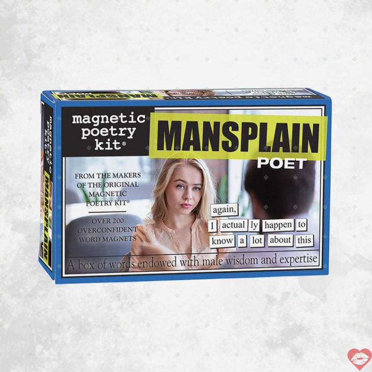 Magnetic Poet Kit Mansplain Từ Tính Sáng Tạo Dâm Loại 