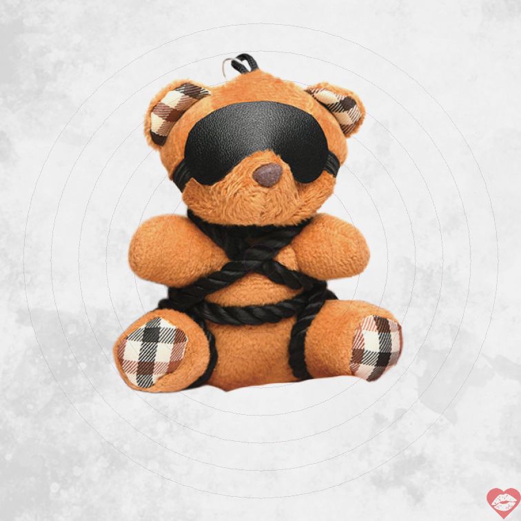 Master Bound Gấu Bông Keychain BDSM Dễ Thương Nổi Loạn 