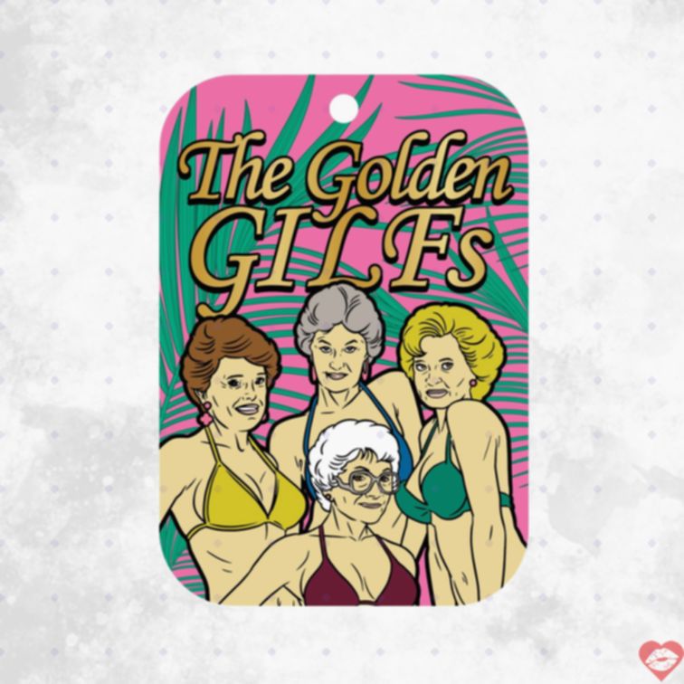 Wood Rocket GILFs Nước Hoa Xe Hài Hước Hồng 