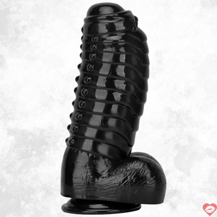 Dragon Đen 33cm Dildo Khổng Lồ Hoang Dã 