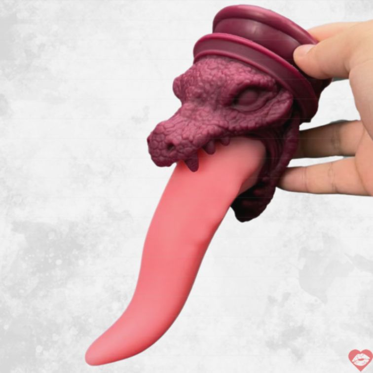 Monster Dildo Rồng Lưỡi 23cm Silicone Cực Sướng 