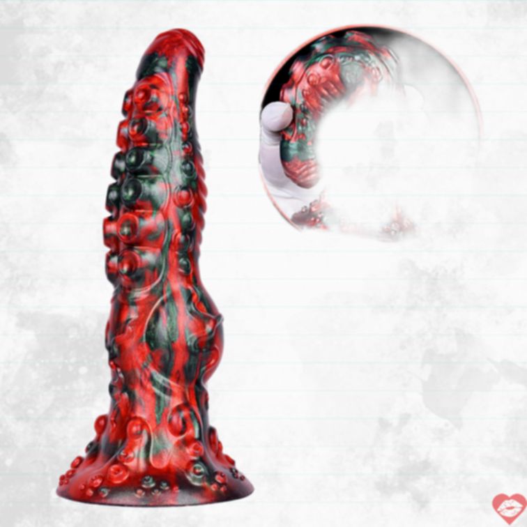 Dildo Tentacle Fantasy Nút Hút Gai Kích Thích Cuồng 