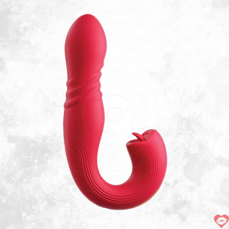 Joi Thrust 2 Rung Gspot Liếm Âm Đạo Tùy Chỉnh Sướng Rên 
