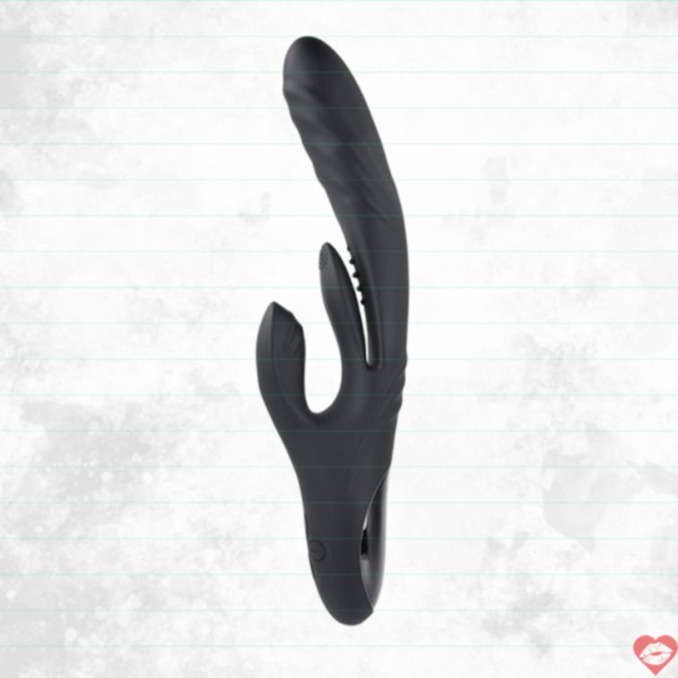 Playboy Rabbit Thrust Flap - Đa Năng Ba Lớp Vibrator 