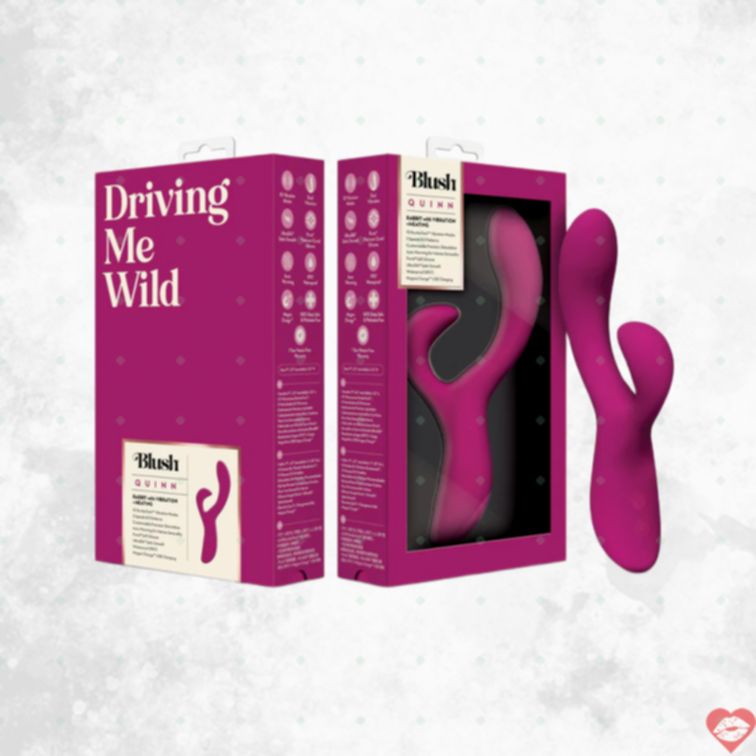 Blush Quinn đỏ rabbit vibro đôi chính xác bùng nổ khoái 