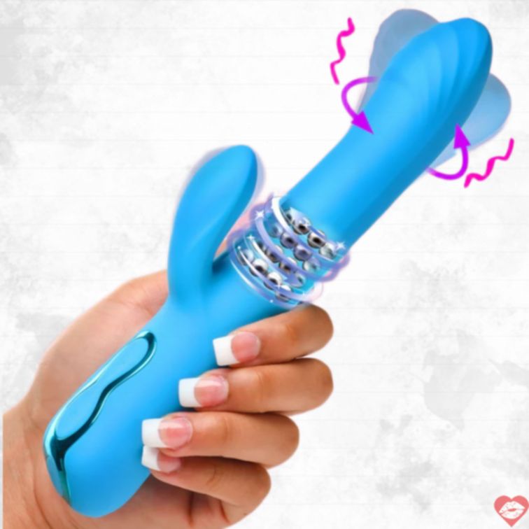 Bang Rabbit xoay xanh 23.4cm siêu cảm Mỹ chính hãng 