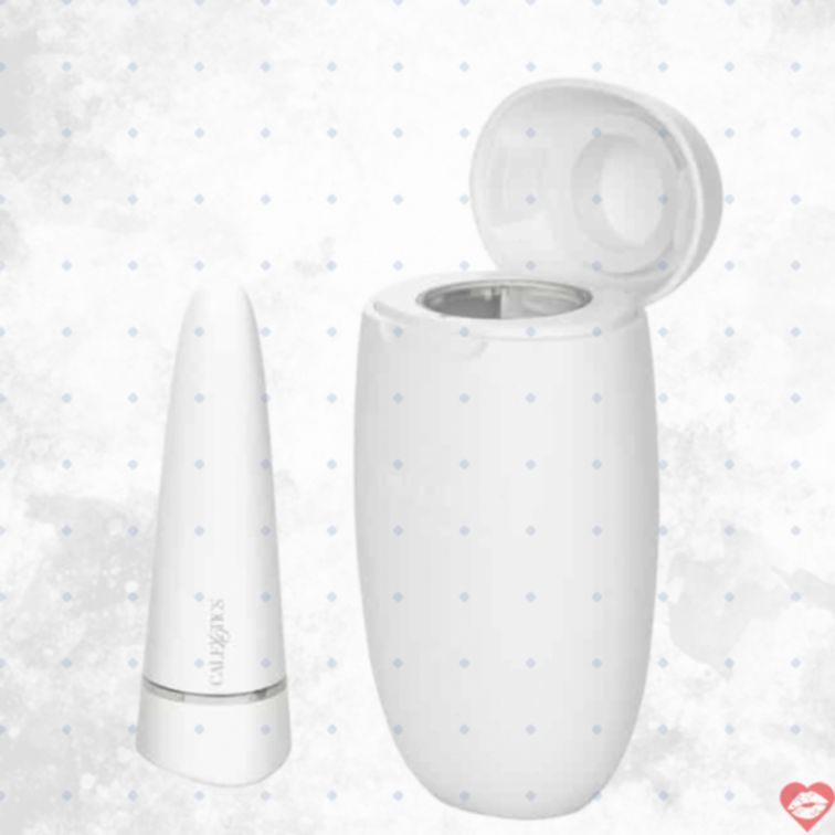 Mini vibro Calexotics Pod trắng di động khử trùng tiện sướng 