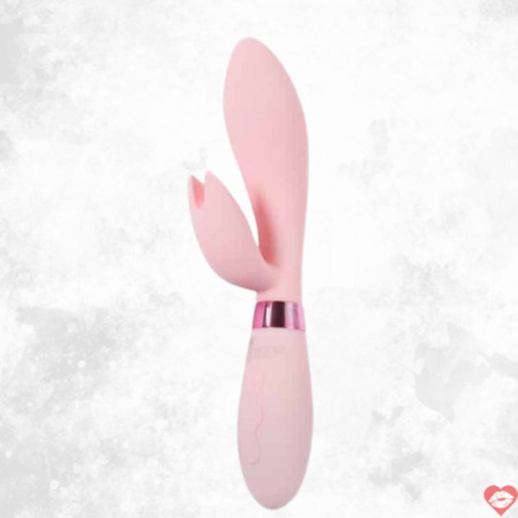 Vibro Thỏ Malena Hồng 21.5cm Sâu Đậm Khoái Lạc 
