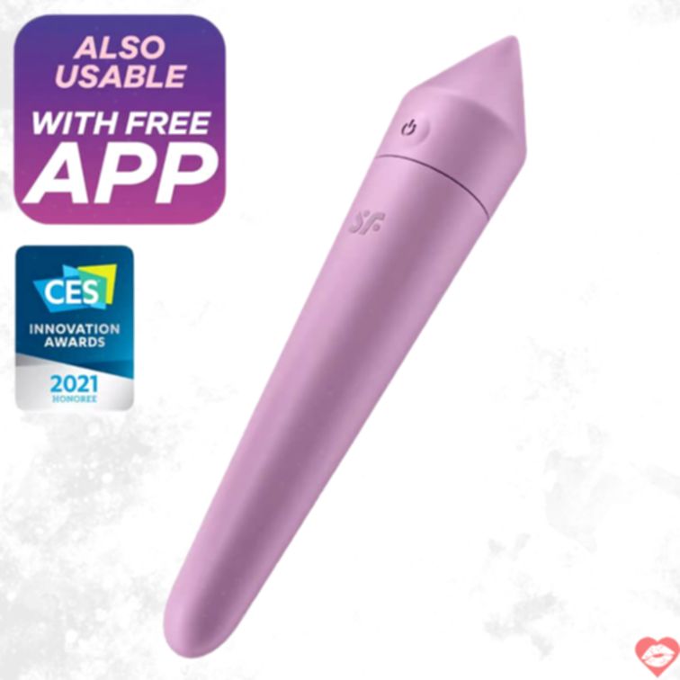 Bullet Satisfyer 8 Thủy Tinh Rung App Mạnh Mẽ Đam Mê 