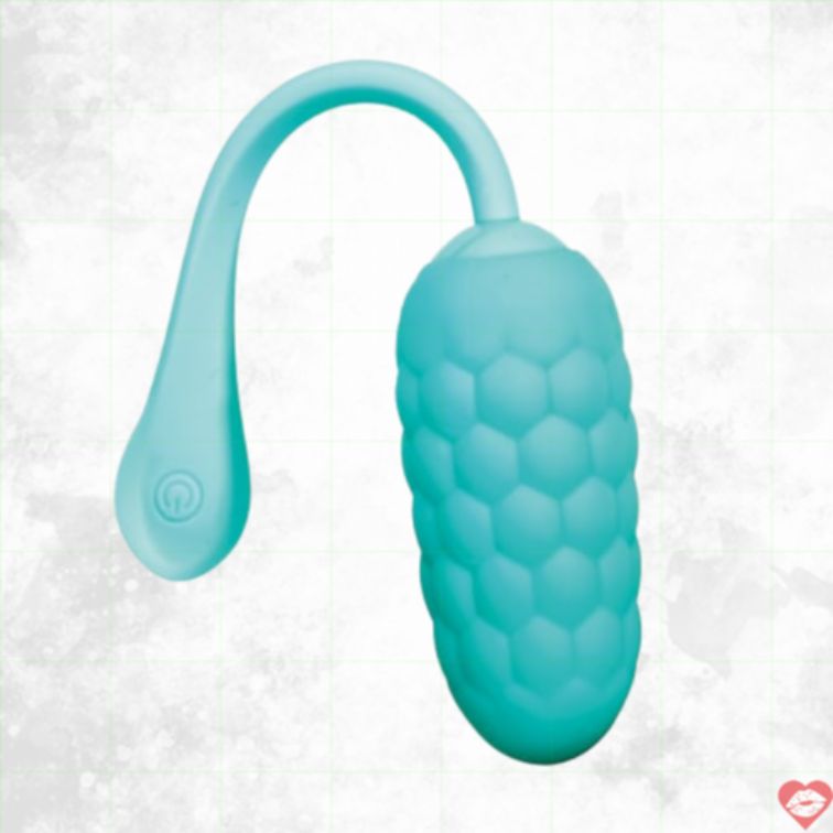 Trứng rung ToysHeart Smooth Egg xanh 19.7cm mềm mại 