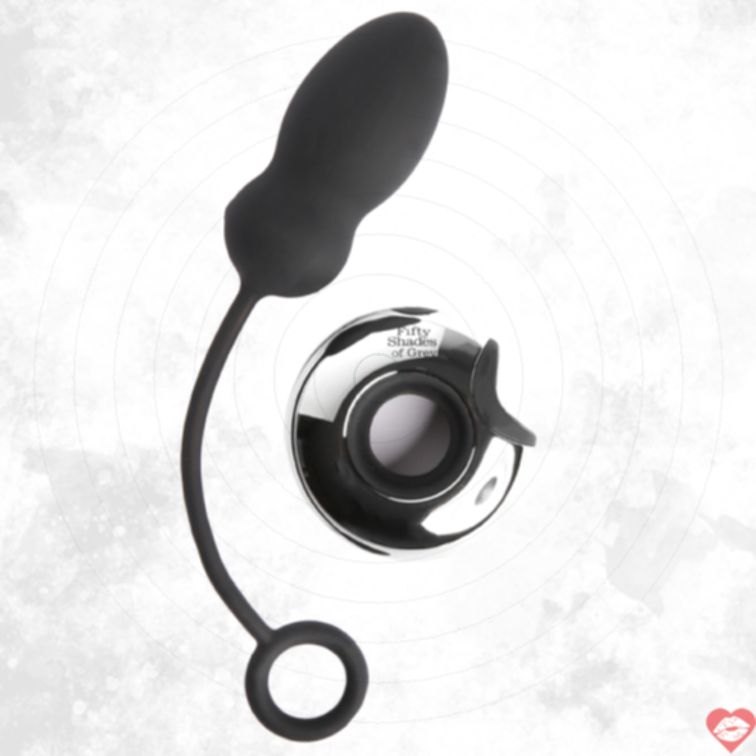 Fifty Shades Relentless Trứng Rung Đen Remote Đam Mê Nóng 