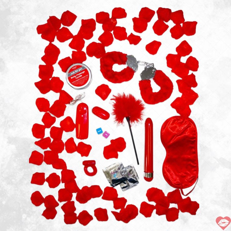 ToyJoy Romantic Gift Set Đỏ Quà Tình Nhân Hot Lãng Mạn 