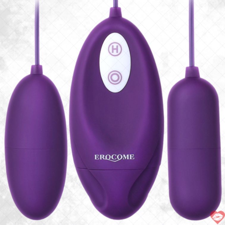 Erocome Lyra Duo Trứng Tím Rung Đôi Thủy Dâm Đãng 