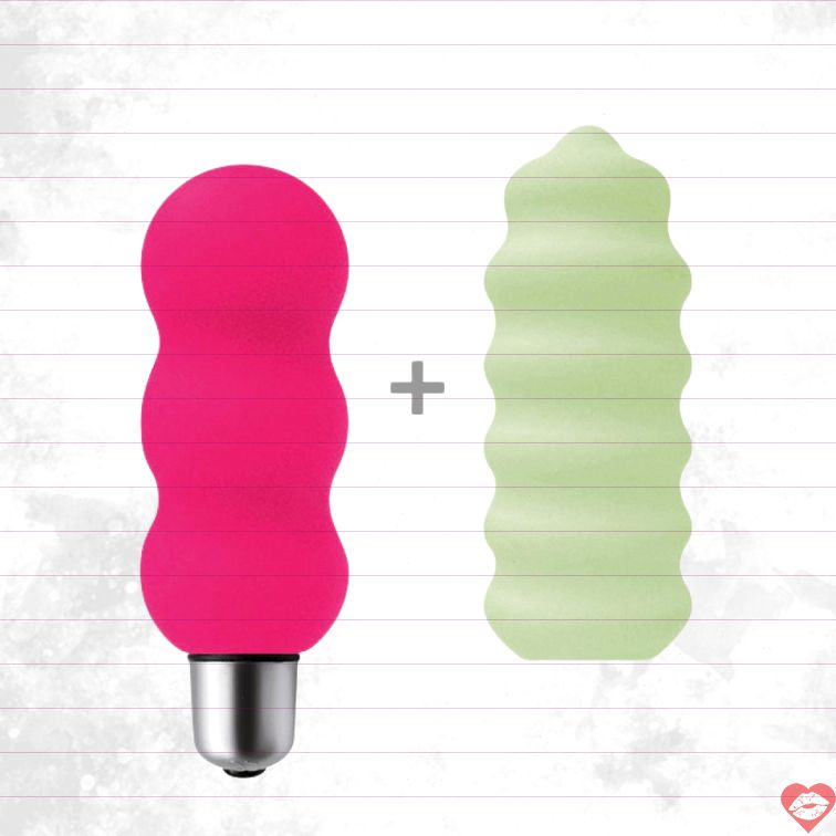 Joystick Bullet Rung Hồng Xanh Set Đa Dạng 