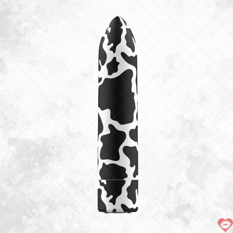 Custom Bullets Cow Rung Nam Châm Đen Trắng 6.25cm Hot! 