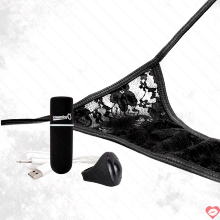 Screaming O Đạn Rung Lót Đen Thầm Lặng Sướng 