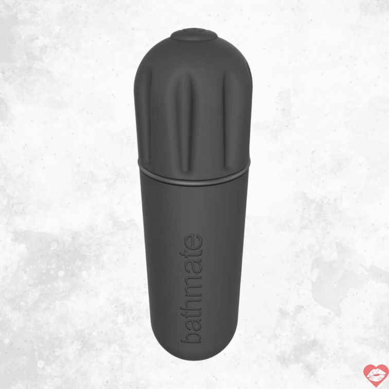 Bathmate Bullet Ring Đen 7.6cm Thủy Lực Rung Mạnh Mẽ 